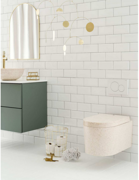 Woodio block væghængt toilet bæredygtigt træ