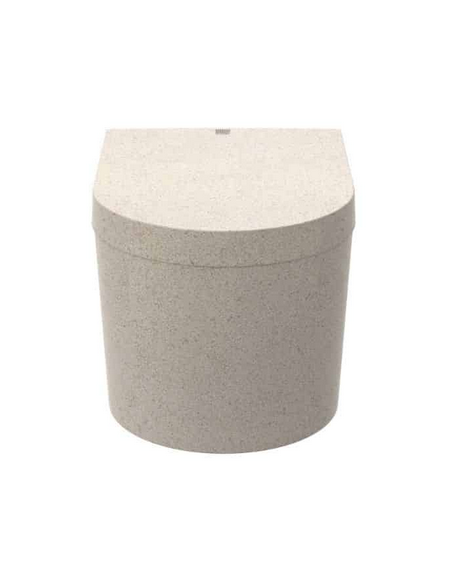 Woodio block væghængt toilet bæredygtigt træ