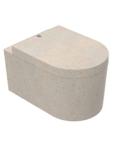 Woodio block væghængt toilet bæredygtigt træ