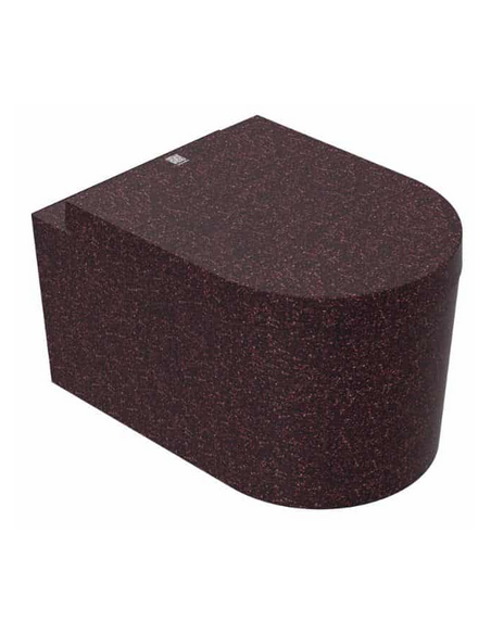 Woodio block væghængt toilet bæredygtigt træ