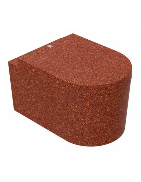 Woodio block væghængt toilet bæredygtigt træ