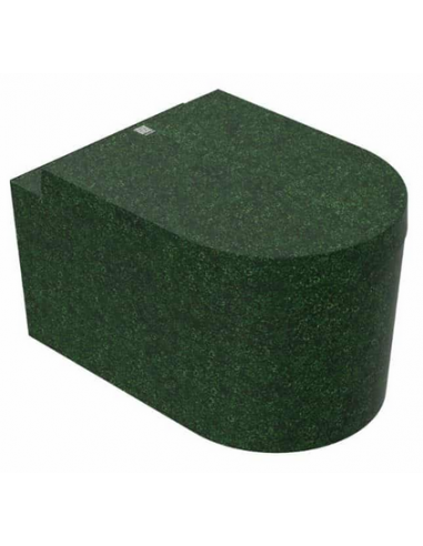 Woodio block væghængt toilet bæredygtigt træ