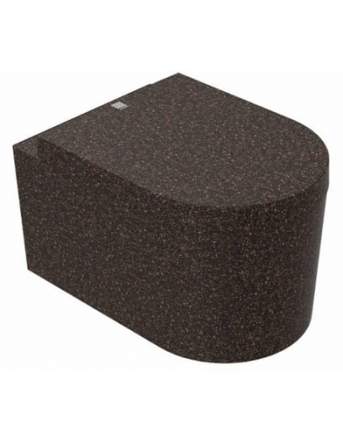 Woodio block væghængt toilet bæredygtigt træ