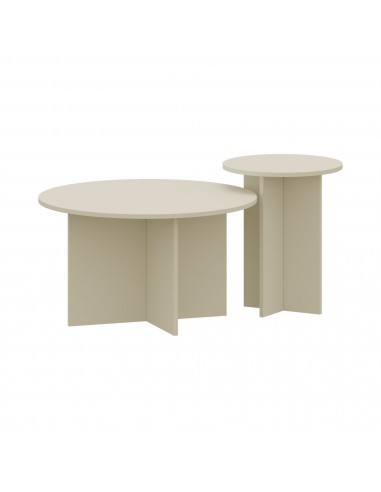 sofabord sidebord stuemøbler rundt moderne design beige sofabord sidebord stuemøbler rundt moderne design beige