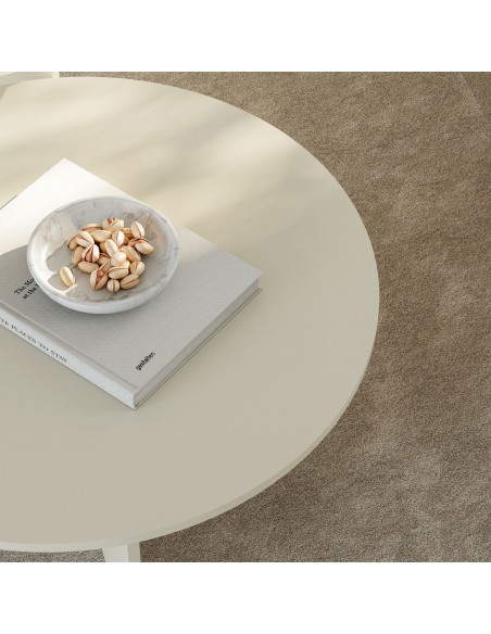 sofabord sidebord stuemøbler rundt moderne design beige sofabord sidebord stuemøbler rundt moderne design beige