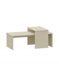 sofabord sidebord stuemøbler indskudsborde moderne design beige