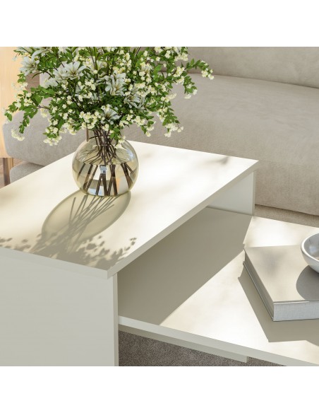 sofabord sidebord stuemøbler indskudsborde moderne design beige