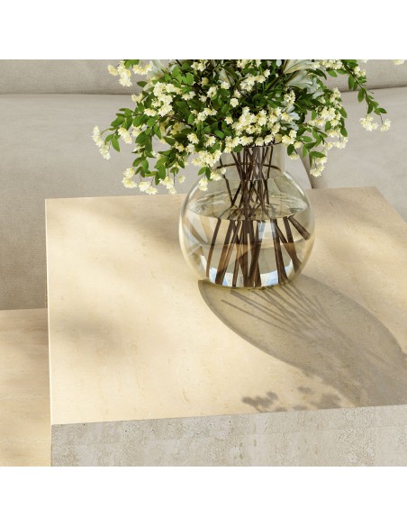 sofabord sidebord stuemøbler indskudsborde moderne design sten marmor travertin