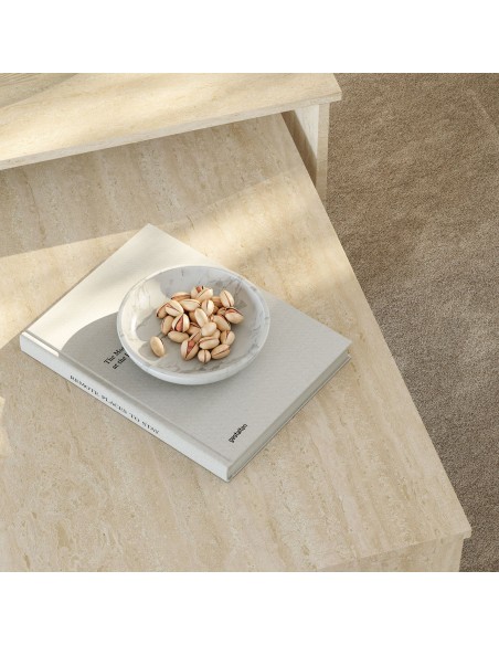 sofabord sidebord stuemøbler indskudsborde moderne design sten marmor travertin