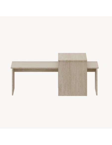 sofabord sidebord stuemøbler indskudsborde moderne design sten marmor travertin