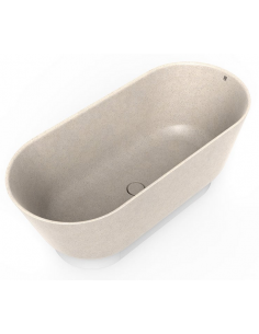 fritstående badekar 160 woodio træ farvet 2