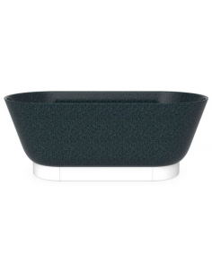 fritstående badekar 160 woodio træ farvet 2