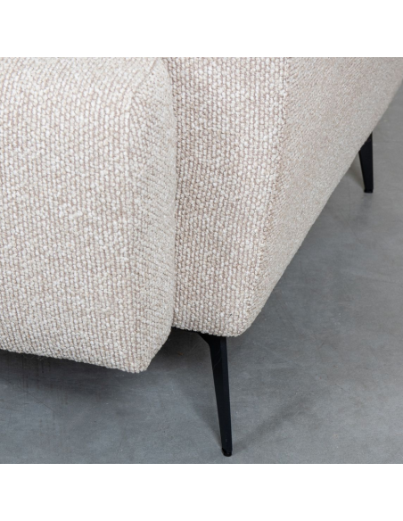 sofa moderne design chaiselong chaiselongsofa højre stof boucle