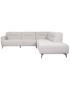 sofa moderne design chaiselong chaiselongsofa højre stof boucle