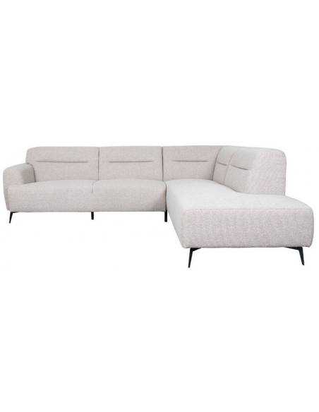 sofa moderne design chaiselong chaiselongsofa højre stof boucle
