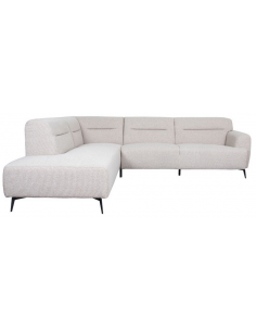 sofa moderne design chaiselong chaiselongsofa venstre stof boucle