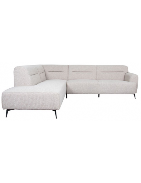 sofa moderne design chaiselong chaiselongsofa venstre stof boucle
