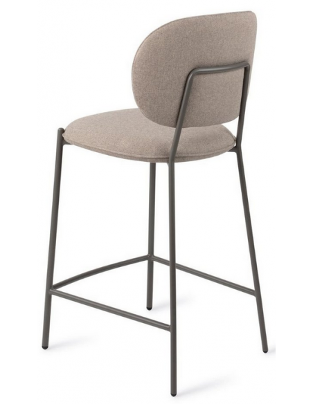 barstol moderne med ryg design restaurant stof høj lav køkkenø