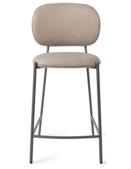 barstol moderne med ryg design restaurant stof høj lav køkkenø
