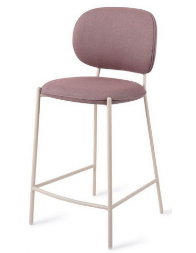 barstol moderne med ryg design restaurant stof høj lav køkkenø