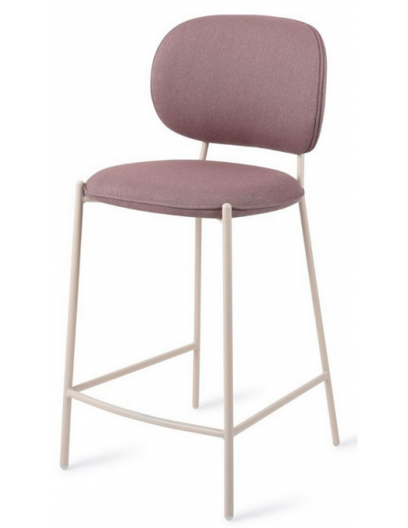 barstol moderne med ryg design restaurant stof høj lav køkkenø
