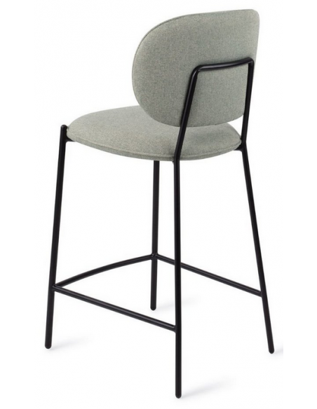 barstol moderne med ryg design restaurant stof høj lav køkkenø