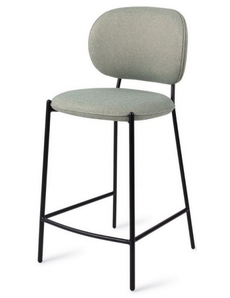 barstol moderne med ryg design restaurant stof høj lav køkkenø