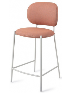 barstol moderne med ryg design restaurant stof høj lav køkkenø