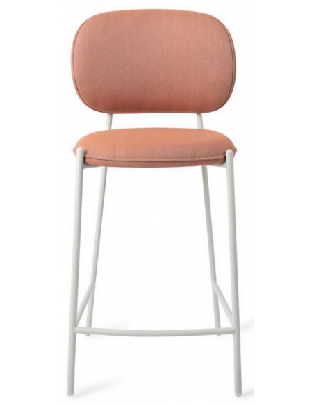 barstol moderne med ryg design restaurant stof høj lav køkkenø