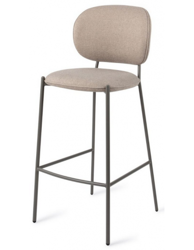 barstol moderne med ryg design restaurant stof høj lav køkkenø