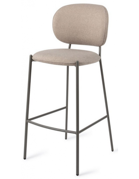 barstol moderne med ryg design restaurant stof høj lav køkkenø