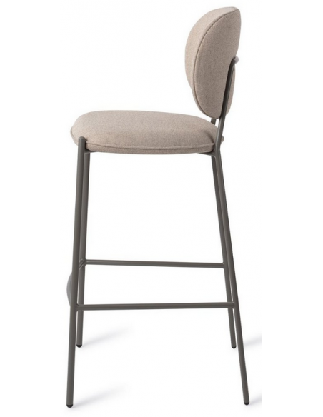 barstol moderne med ryg design restaurant stof høj lav køkkenø