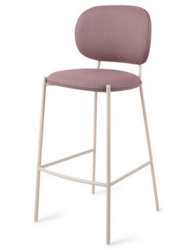 barstol moderne med ryg design restaurant stof høj lav køkkenø