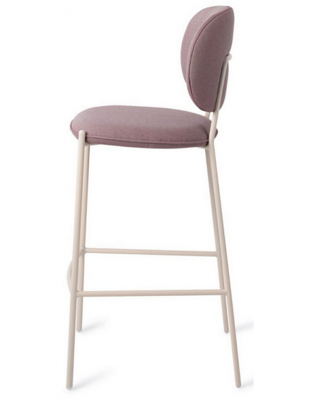 barstol moderne med ryg design restaurant stof høj lav køkkenø