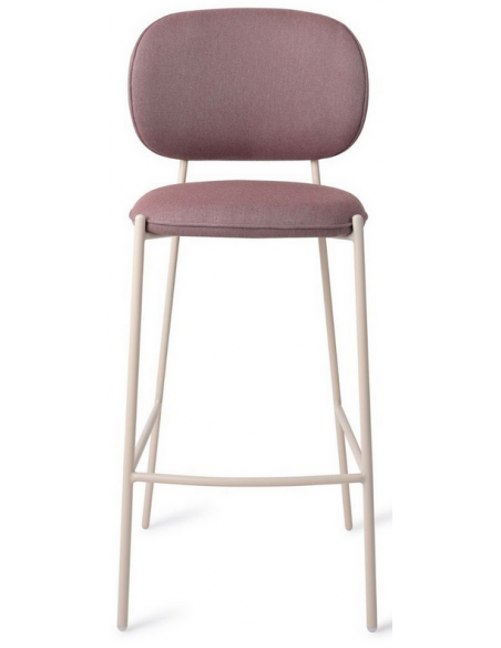 barstol moderne med ryg design restaurant stof høj lav køkkenø