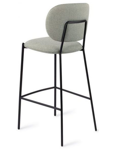 barstol moderne med ryg design restaurant stof høj lav køkkenø