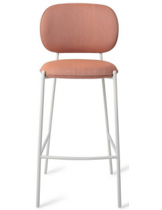 barstol moderne med ryg design restaurant stof høj lav køkkenø 2
