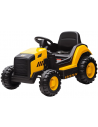 Traktor til børn 12V Elektrisk i metal og kunststof H56 x L100 x B63 cm - Gul/Sort