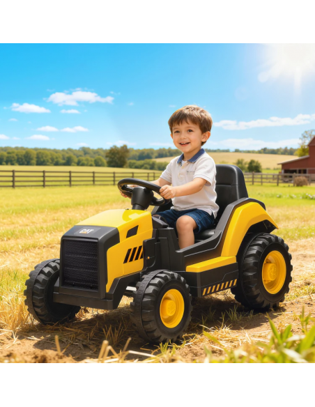 traktor elbil bil elektrisk børn udendørs legetøj udeleg indendørs