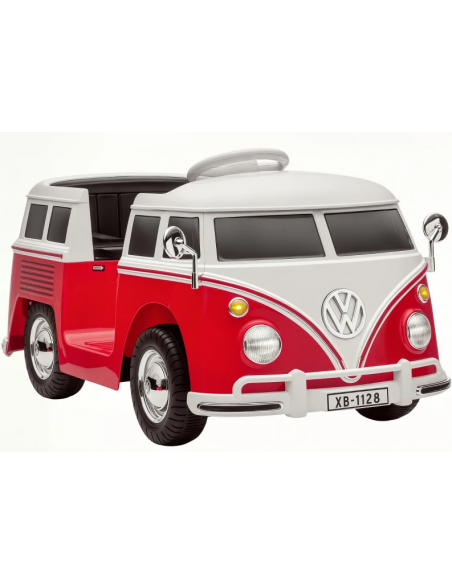 traktor elbil bil elektrisk børn udendørs legetøj udeleg indendørs vw bus retro