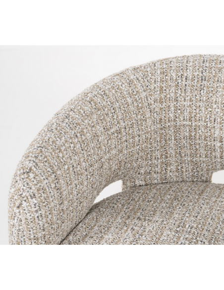 lænestol stof boucle moderne design