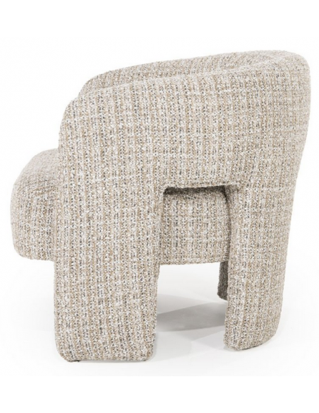 lænestol stof boucle moderne design