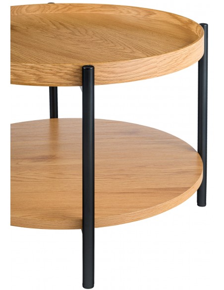 sofabord sidebord stuemøbler rundt moderne design eg træ