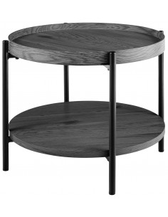 sofabord sidebord stuemøbler rundt moderne design eg træ