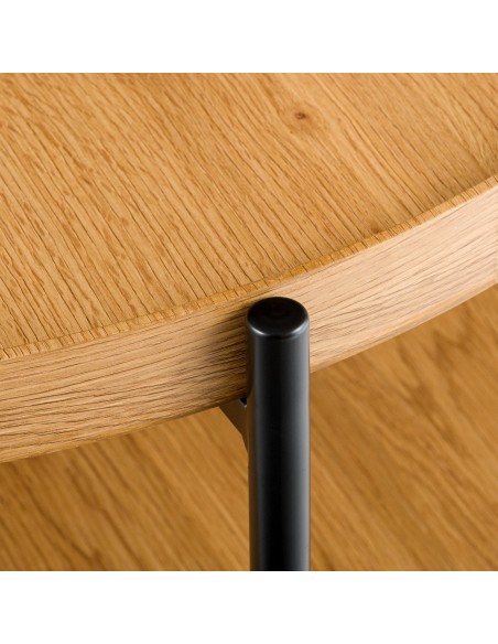 sofabord stuemøbler rundt moderne design eg træ