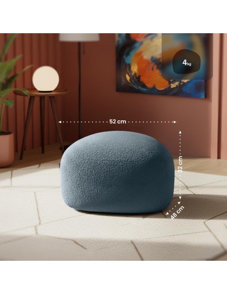 bænk puf entre garderobe soveværelse moderne design stof