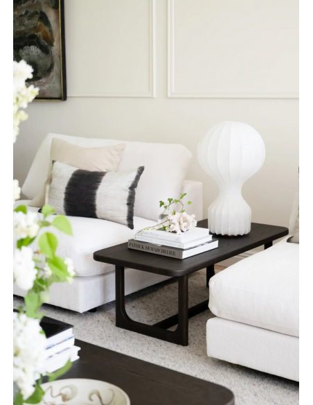 rowico home sofabord i moderne design af egetræ brun