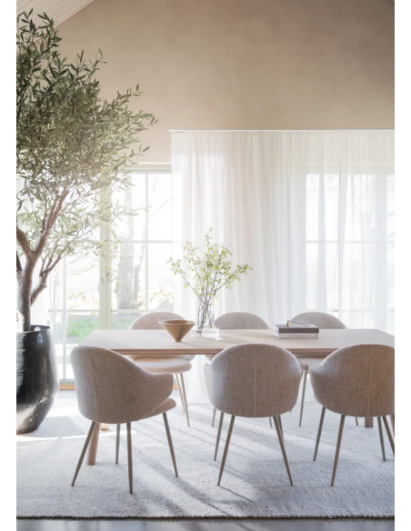 rowico home spisebord i moderne design af egetræ eg