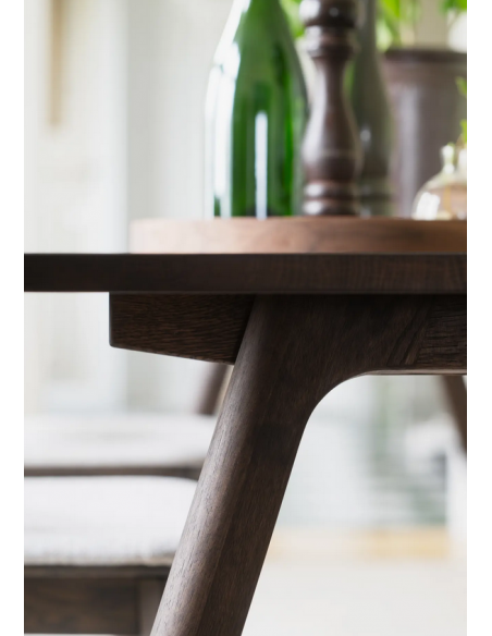 rowico home spisebord i moderne design af egetræ eg