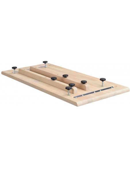 rowico home spisebord i moderne design af egetræ plankebord tillægsplade